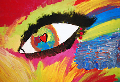 Fototapeta Abstract eye background 24099
